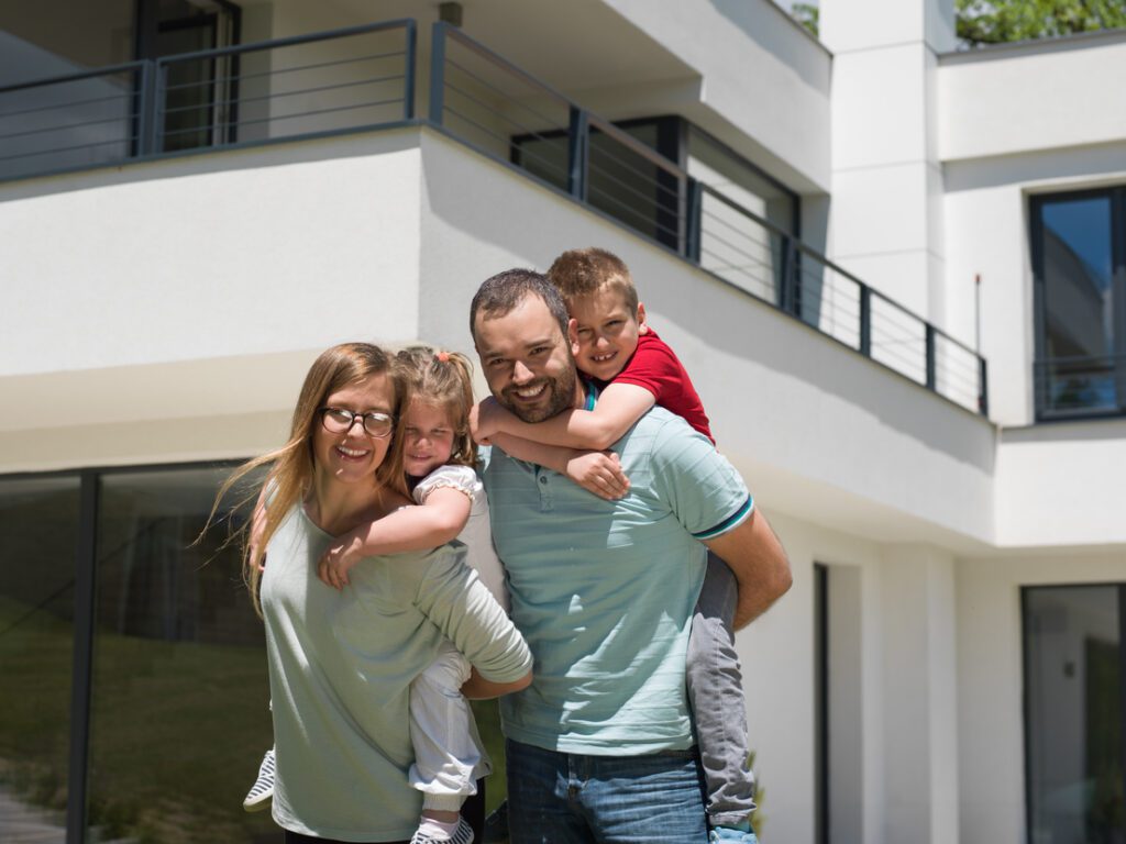 Happy parents